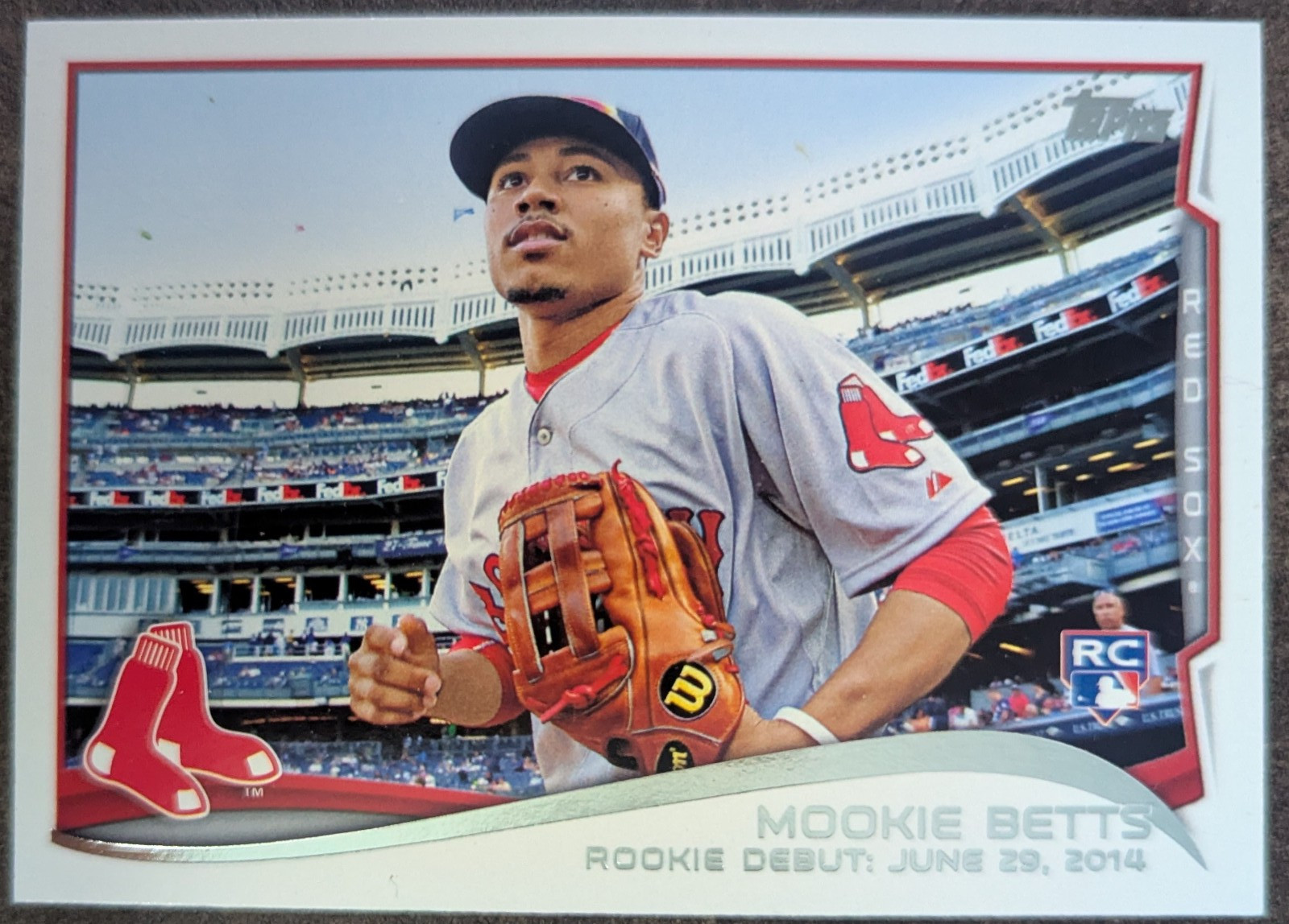 2014 Topps Update Series - Rookie Debut Mookie Betts #US-301 (RC)