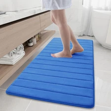 Buganda Memory Foam Bath Mat, 60 x 24, Ultra Soft and Non-Slip Bathroom Rugs,...