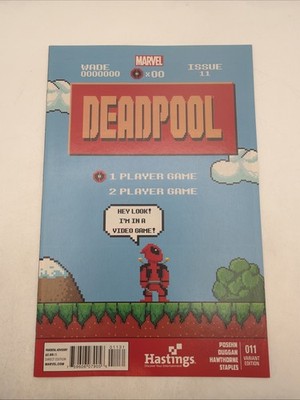 Deadpool #11 Matthew Waite 8-Bit Hastings Variant 2013 MARVEL Mario Bros