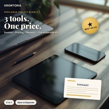 Freelancer Small Business Software Bundle Invoice Pricing Receipt Generator Apps