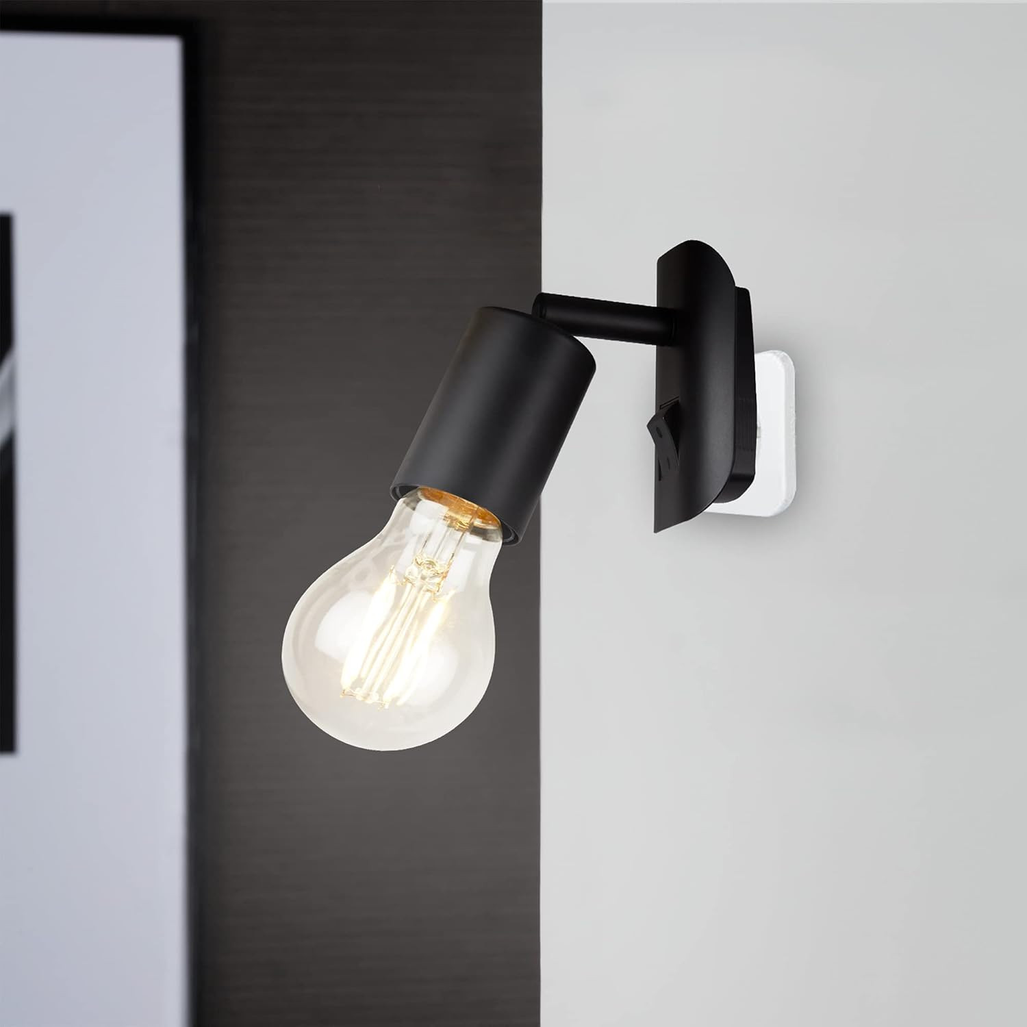 Luce da Presa a Muro Minimalista | Lampada Notturna E27 LED - 3