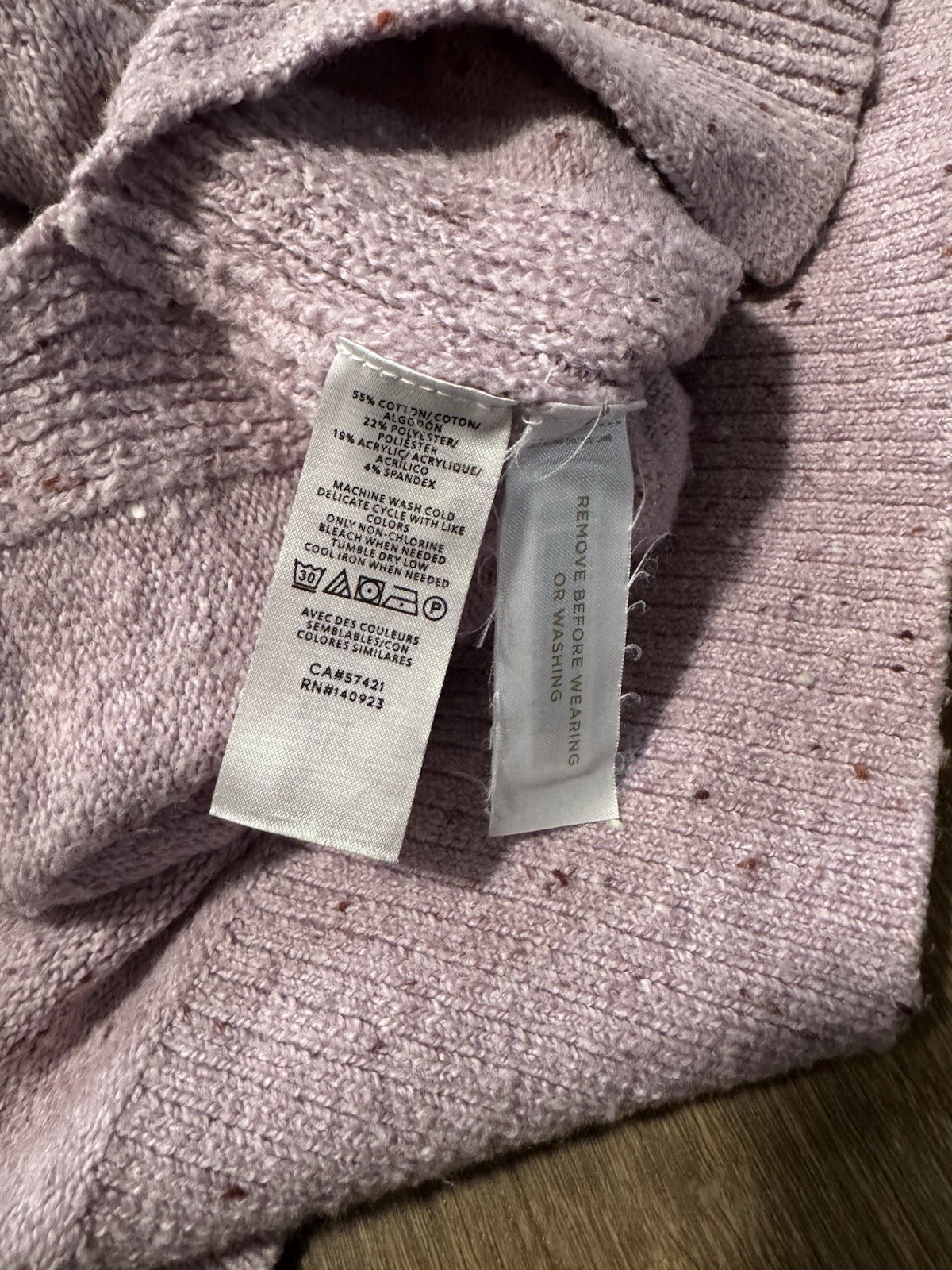 LOFT Speckled Knit Collared Pullover Sweater Ligh… - image 4