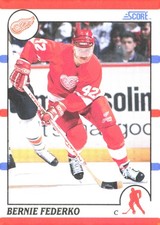 1990-91 Score American #252 Bernie Federko