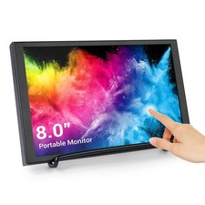 Elecrow 8 Inch Monitor 1280X800 Ips Lcd Hd Display Stand Portable Capacitive