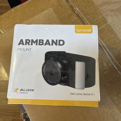 Lamicall All Lock Sports Armband Mount for Running, Walking, Gym Session