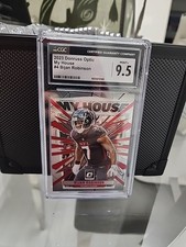 2023 Donruss Optic Bijan Robinson My House #4 Silver Prizm Rookie CGC 9.5