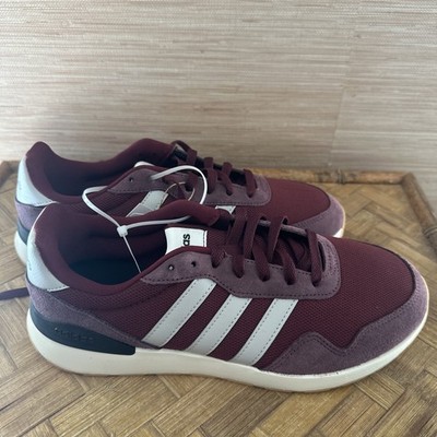 NEW adidas Run 60s 4.0 Sneakers for Men Size 8.5 9.5 11 Maroon JS1002