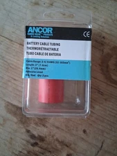 Ancor Heat Shrink Tubing 1" x 3" High Quality Marine Grade - Red - 1 Pieces