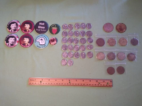 Collection of Native Alaskan Tokens and Buttons.