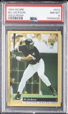 1994 SCORE GOLD RUSH #513 BO JACKSON PSA 8