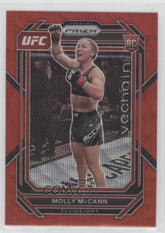 2023 Panini Prizm UFC Ruby Wave Prizm Molly McCann #114 0d88