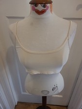 Brand New Prettylittlething Size Large Beige Strappy Bralette