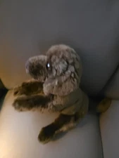 Toys R Us Animal Alley Chocolate Lab Labrador Plush Brown Puppy Dog 2009