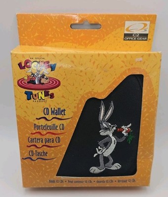 Looney Tunes Bugs Bunny Fellowes CD Wallet Holds 12 CD'S #58071-99 New