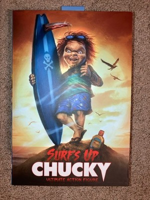 Neca Surfs Up Chucky Ultimate 2025 Convention Exclusive Authentic Child s Play