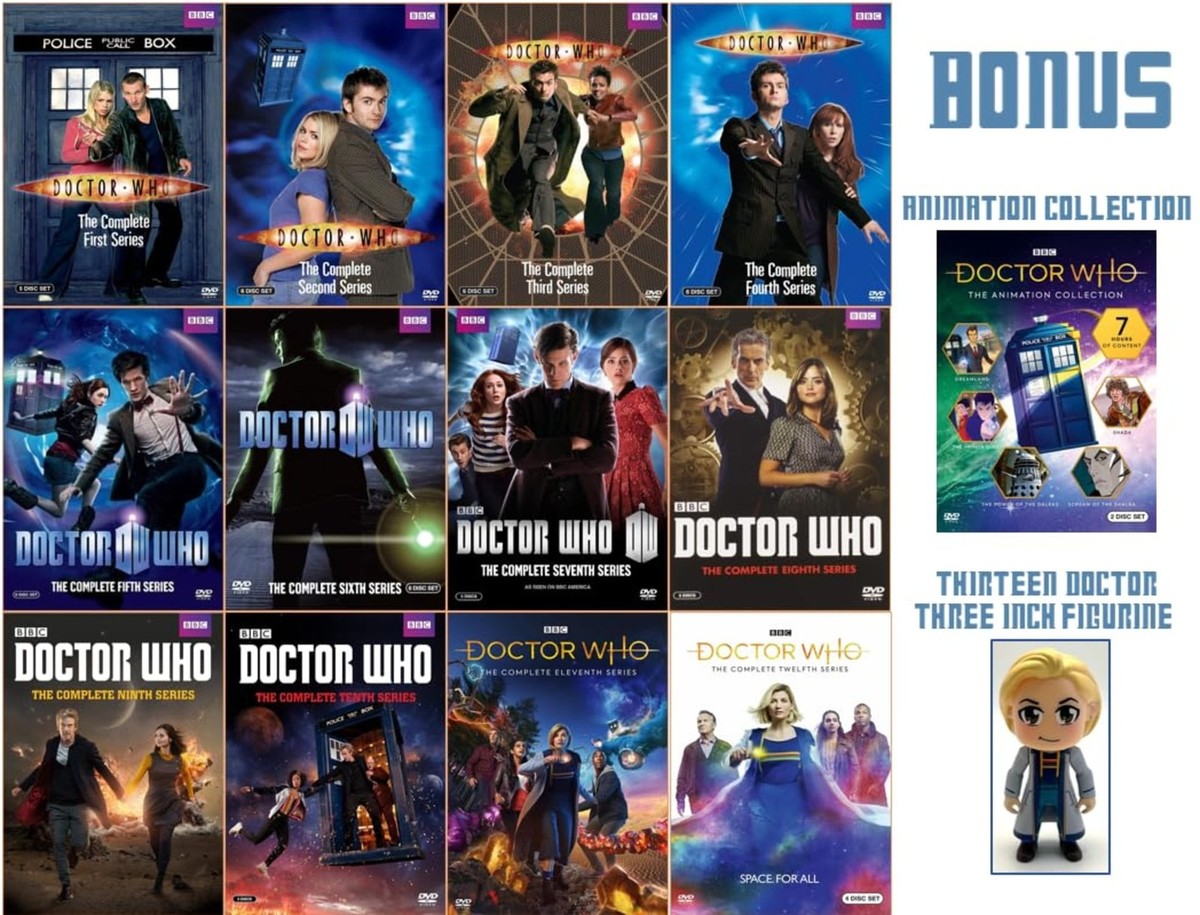 Doctor Who: Complete Series 1-12 DVD Collection+Animation 