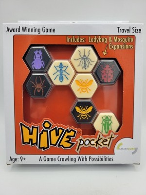 Hive Pocket Tile Board Game Travel Size Ladybug & Mosquito Expansion NEW