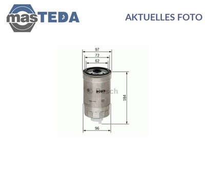 F 026 402 036 KRAFTSTOFFFILTER BOSCH FÜR IRISBUS ACCESS BUS 127 160KW,195KW