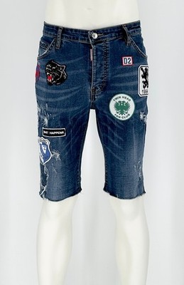 Dsquared2 Herren Jeans/Short Gr. 54 blau Cool Guy Jean Logo