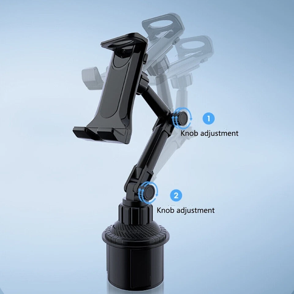 Universal Car Mount Car Cup Holder Phone Stand For 4.7-12.9" iPhone iPad Tablet - Image 4 of 4