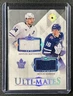 AUSTON MATTHEWS MARNER 2023-24 UPPER DECK ULTIMATE COLL ULTI-MATES DUAL JERSEY
