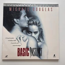 Basic Instinct (Laserdisc, 1992) 2-Disc WIDESCREEN AC-3 DOLBY DIGITAL VERY RARE!