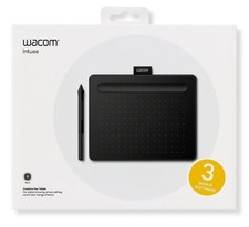 Wacom Intuos Small Drawing Tablet - Black Charging Cord 3 Replacement Tips