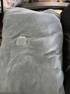 Dual control Biddeford King Electric Heated Blanket Gray  Auto Shut-Off Bedroom