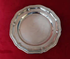 CHRISTOFLE  PLAT de Service Rond Ø 22 cm modèle FILET CHINON métal argenté