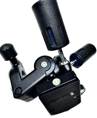 Manfrotto 329RC4 3-Way Tripod Head + Quick Release Plate *  Near Mint