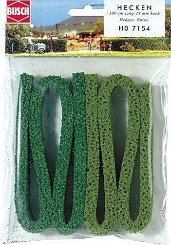 Busch 7154 - Structure Moss Hedge - 100Cm - New