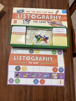 New Listography The Game - May The Best List Win, New Complete EUC