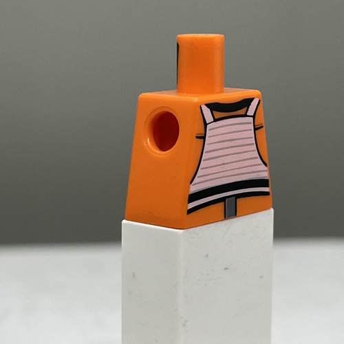 Lego Minifigure Torso / Star Wars Rebel Pilot Torso - Classic Lego / Orange - Picture 3 of 4