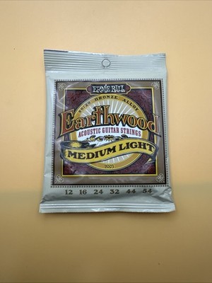 Ernie Ball Earthwood Medium Light Phosphor Single Pack, (12-54) 