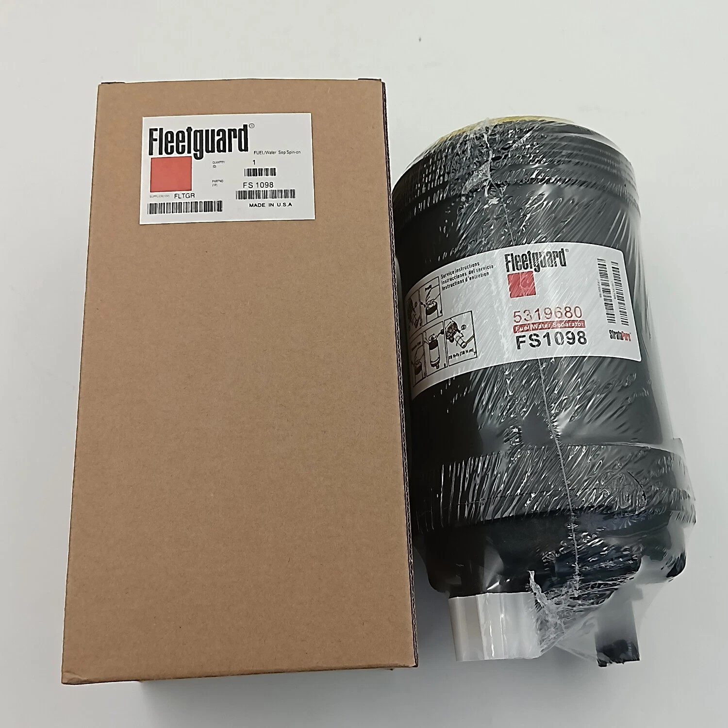 NEW 6PCS Fleetguard  FS1098 5319680 Fuel water Separator Filter Freightliner US