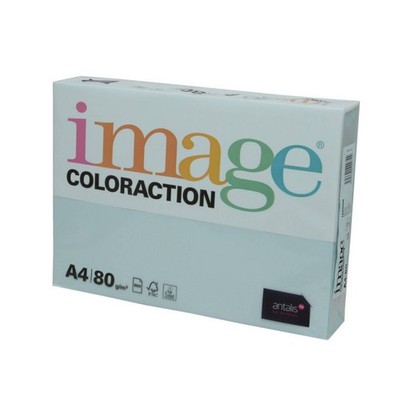 Image Coloraction Kopierpapier A4 80 g/m² - 500 Blatt (1 Stapel) Hellblau (Lagune)