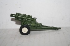 VINTAGE TOOTSIETOY HOWITZER 1 DIECAST-3 1/2" LONG-GOOD-GREEN-LOOSE-U.S.A.