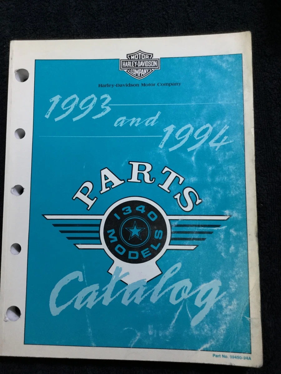 Harley-Davidson Motorcycle Manuals and Literature 1993 1993 Year