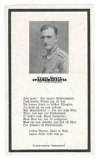 Orig. Sterbebild Artillerie mit EK1 EKI + KAVEUSEN Ostpreussen Polen 1945