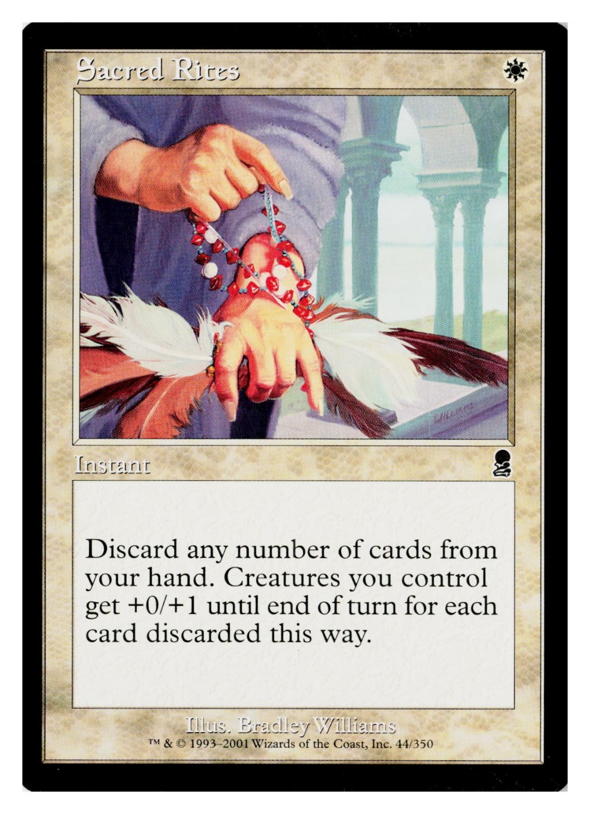Sacred Rites 44 Common Odyssey Magic: The Gathering Lightly Played