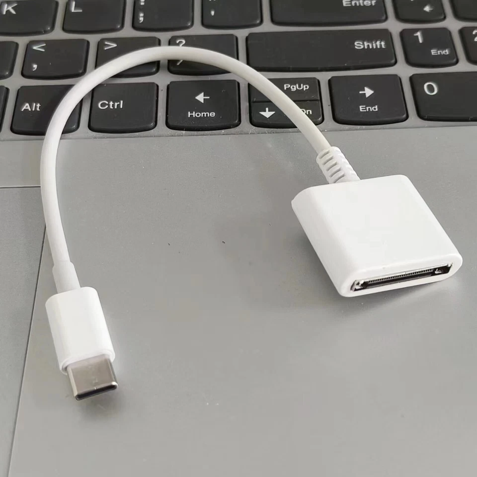 Кабель адаптера синхронизации данных зарядки для Apple 30-контактный гнездовой на USB 3.1 тип C USB-C - Изображение 2 из 4