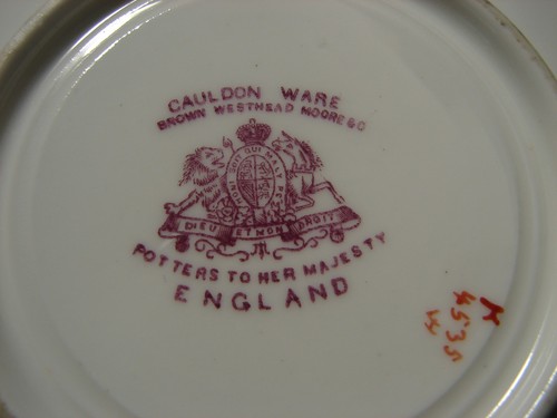 Antique Cauldon Brown-Westhead Moore Potters To Her Majesty Teacup and Saucer(s) - Picture 9 of 12