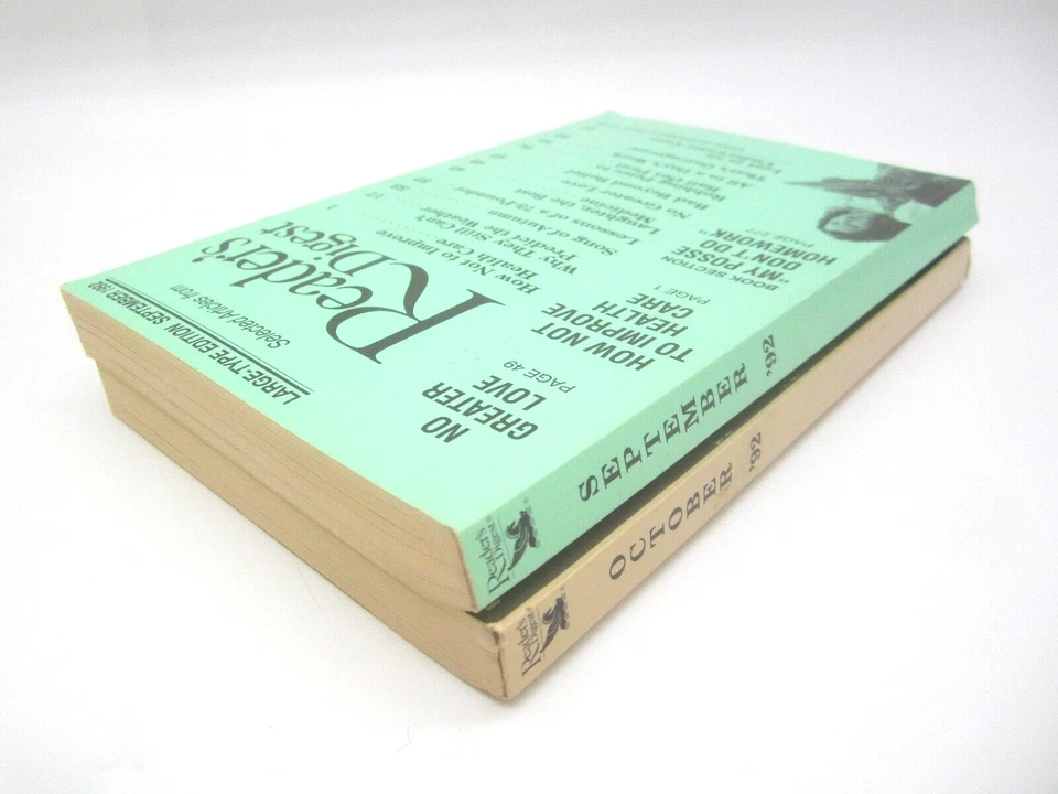 Reader's Digest Magazines Lot of 2 September October 1993 Large Print Edition - Image 4 of 4