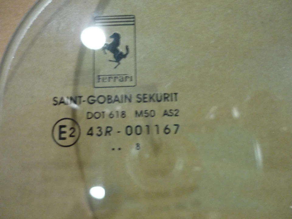 Ferrari 360.430 Spider - Cristal puerta derecha (NUEVO - P/N 65786100 Foto 2 de 4