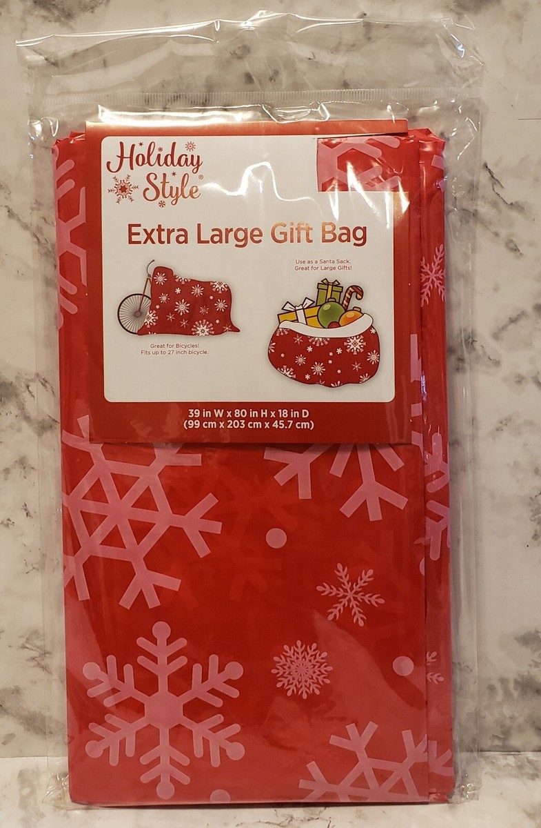 Holiday Style Extra Large Christmas Bag*Giant Bike Bag*39