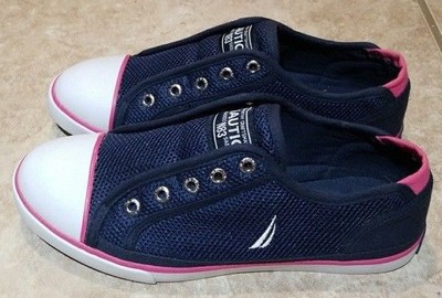 pink nautica shoes