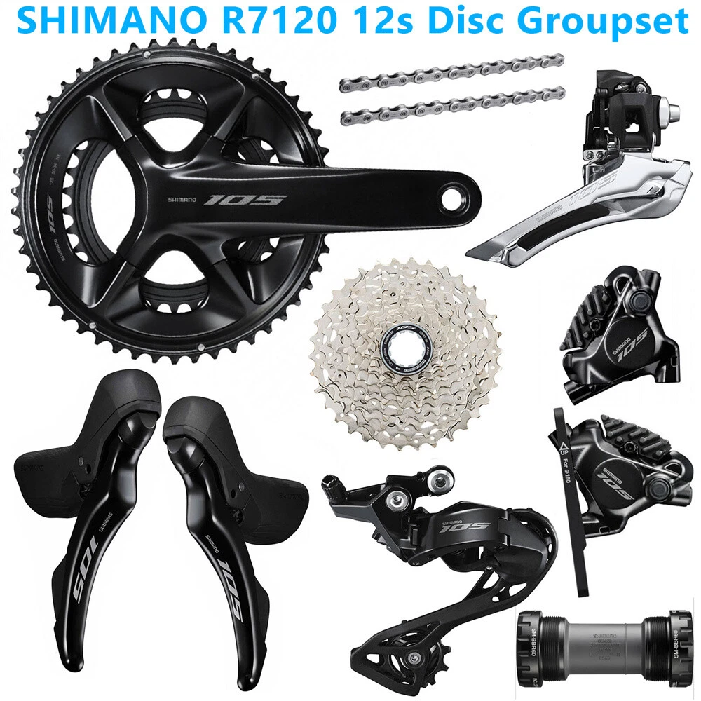 Shimano 105 R7120 2x12 Speed Road Hydraulic DISC Brake Groupset