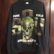 RARE Vintage Stone Cold Steve Austin University Sweatshirt Wwf Large Medium Wwe