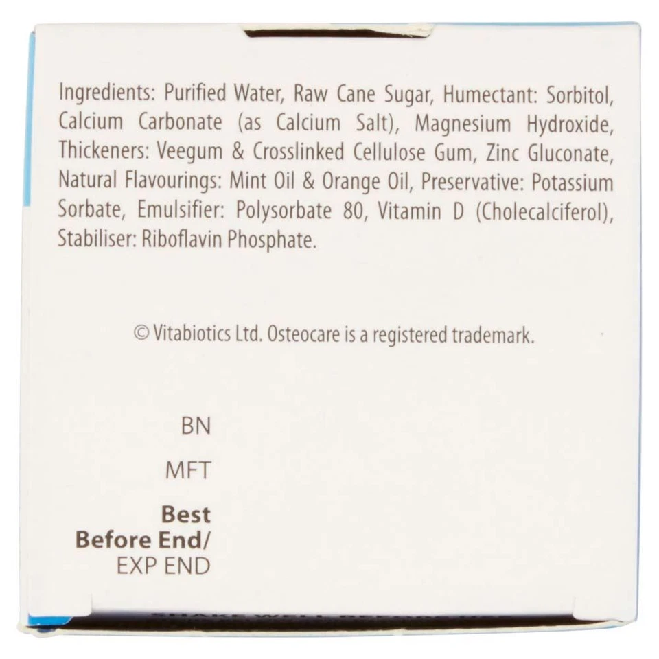 Vitabiotics Osteocare Líquido Original Sabor Naranja - 200ml - Pack de 4 Foto 3 de 4