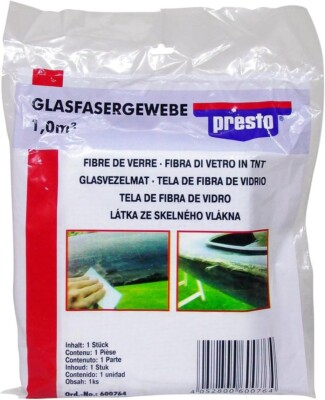  9,95 qm / 1 qm Presto Glasgewebeband  330g/m 600764 Glasfasergewebe 1 m²